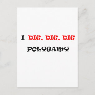 POLIGAMY BRIEFKAART
