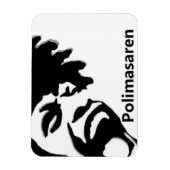 Polimasaren kylskåpsmagnet magneet (Verticaal)