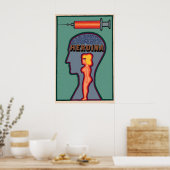 Polish 1970s anti drug poster Heroina (Cuisine)