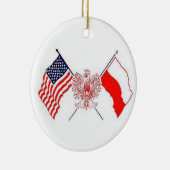 POLISH AMERICAN KERAMISCH ORNAMENT (Rechts)