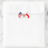 POLISH AMERICAN RONDE STICKER (Tas)