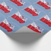 POLISH FLAG CADEAUPAPIER (Hoek)