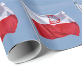 POLISH FLAG CADEAUPAPIER (Rol Hoek)