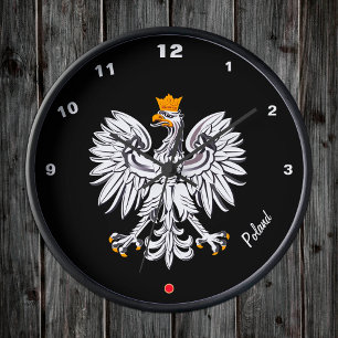Polish Flag & Eagle, Poland fashion / Sport Ronde Klok