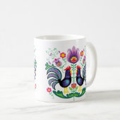 Polish Folk Art Wycinanki Mug (Devant droit)
