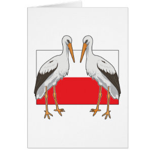 Polish white stork