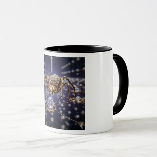 Polished Gold Spider Mug (Devant droit)