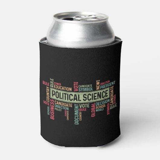 Political Science Blikjeskoeler (Blikje Voorkant)