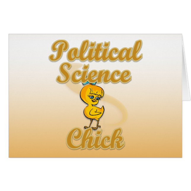 Political Science Chick (Voorkant Horizontaal)