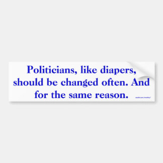 Politici Bumpersticker