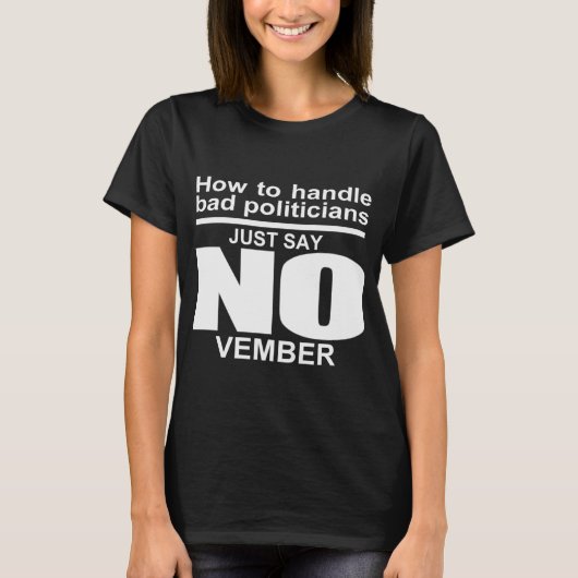 Politiciens corrompus T-Shirt (Devant)