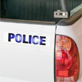Politie 3 bumpersticker (Op Truck)
