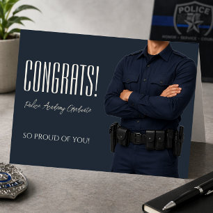 Politie Academie Diploma Trots Moment Bedankkaart