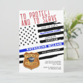 Politie-Afstuderen Kaart (Staand voorkant)