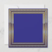 Politie Baby Douche Uitnodigingen (Achterkant)