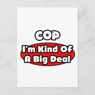 Politie...Big Deal Briefkaart