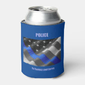 politie blikjeskoeler (Blikje Voorkant)