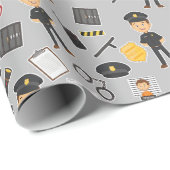 Politie Cadeaupapier (Rol Hoek)