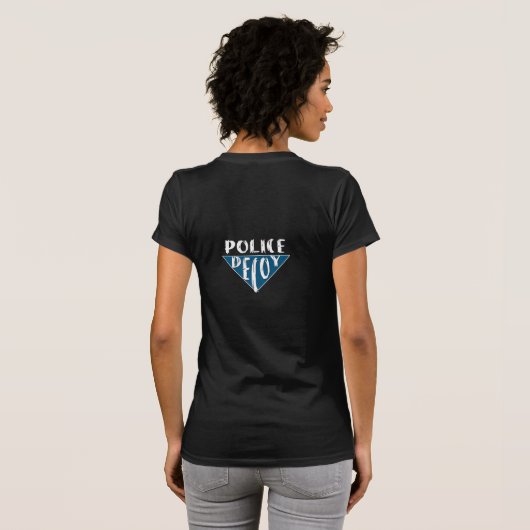 Politie Decoy Decal Tshirt (Achterkant volledig)