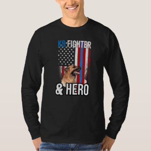 Politie Dog moeder Shepherd Dog Cute Moeder 4 T-shirt