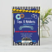 Politie doneert feestelijke uitnodiging (Staand voorkant)