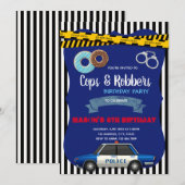 Politie doneert feestelijke uitnodiging (Voorkant / Achterkant)