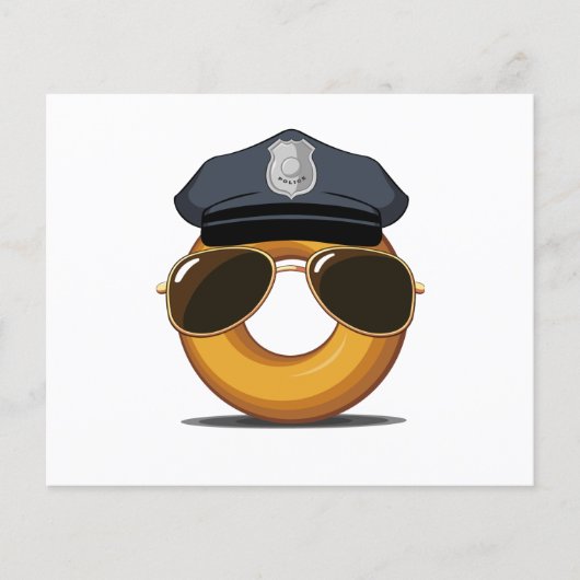 Politie Donut Flyer (Voorkant)