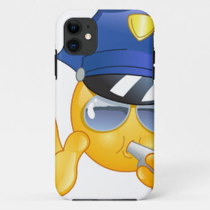 politie emoji iPhone 11 hoesje