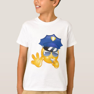 politie emoji t-shirt