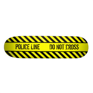 politie gaat niet over skateboard