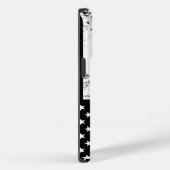 Politie gestileerde verontruste Amerikaanse vlag Case-Mate iPhone Case (Achterkant / Rechts)