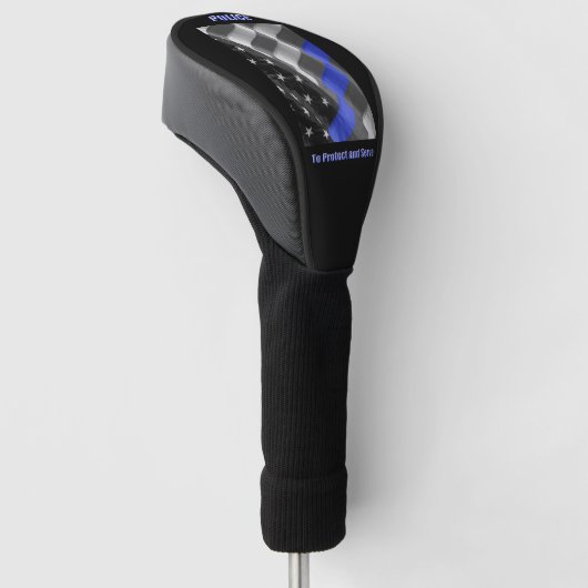 politie golfheadcover (Schuin)