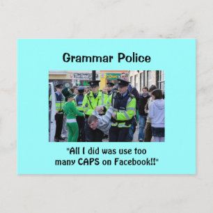 Politie Grammar - Briefkaarten