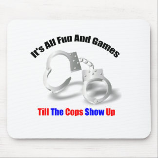 Politie Humor - Fun en Games Mousepad Muismat