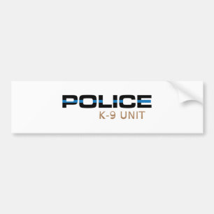 Politie-K-9-eenheid Bumpersticker