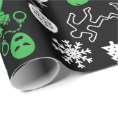 Politie Kerst Decoratief Cadeaupapier (Rol Hoek)