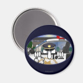 Politie Kilroy Magnet Magneet (Voorkant / Achterkant)