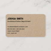 🚨 Politie Kraft Visitekaartje (Achterkant)