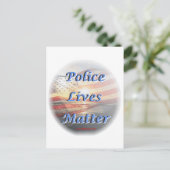 Politie_Lives_Matter2 Briefkaart (Staand voorkant)