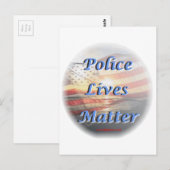 Politie_Lives_Matter2 Briefkaart (Voorkant / Achterkant)