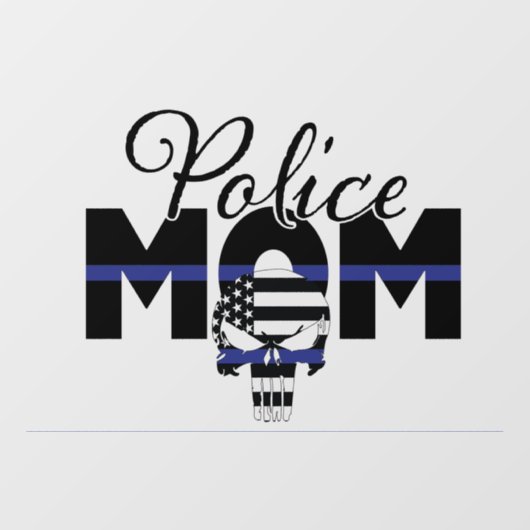 Politie Mam Auto sticker (Vel)