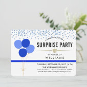 Politie met verrassingspartij kaart (Staand voorkant)