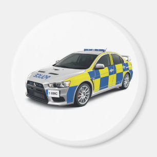 politie mitsubishi lancer evo magneet