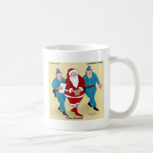 Politie Navidad Funny kerstcadeautjes en T - shirt Koffiemok