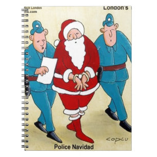 Politie Navidad: Kerstman is heel stout geweest Notitieboek