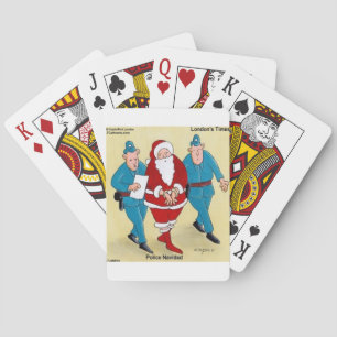 Politie Navidad: Sinterklaas is heel stout geweest Speelkaarten