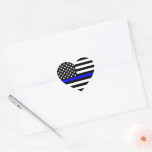 Politie Ondersteuning Vlagvormige Sticker