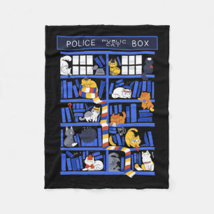 Politie Openbare Kattenbak Grappig Kitten Kattendo Fleece Deken