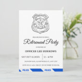 Politie Pensioen Partij Kaart (Staand voorkant)