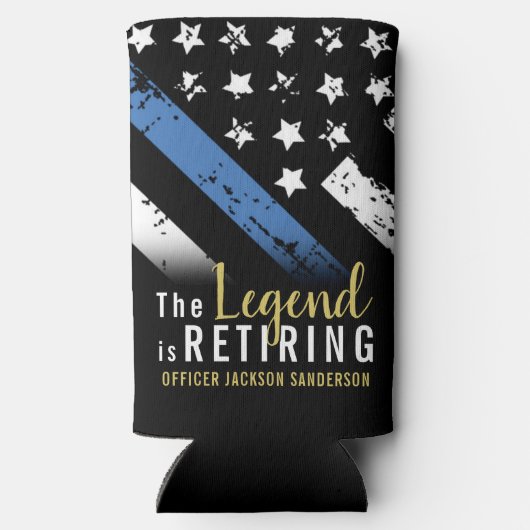 Politie Pensioenblauwe lijn Vlaggenwet Handhaving (Achterkant)